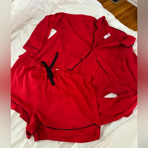 Stars Above Red Silky Pajama Set from Target - Picture 3 of 6